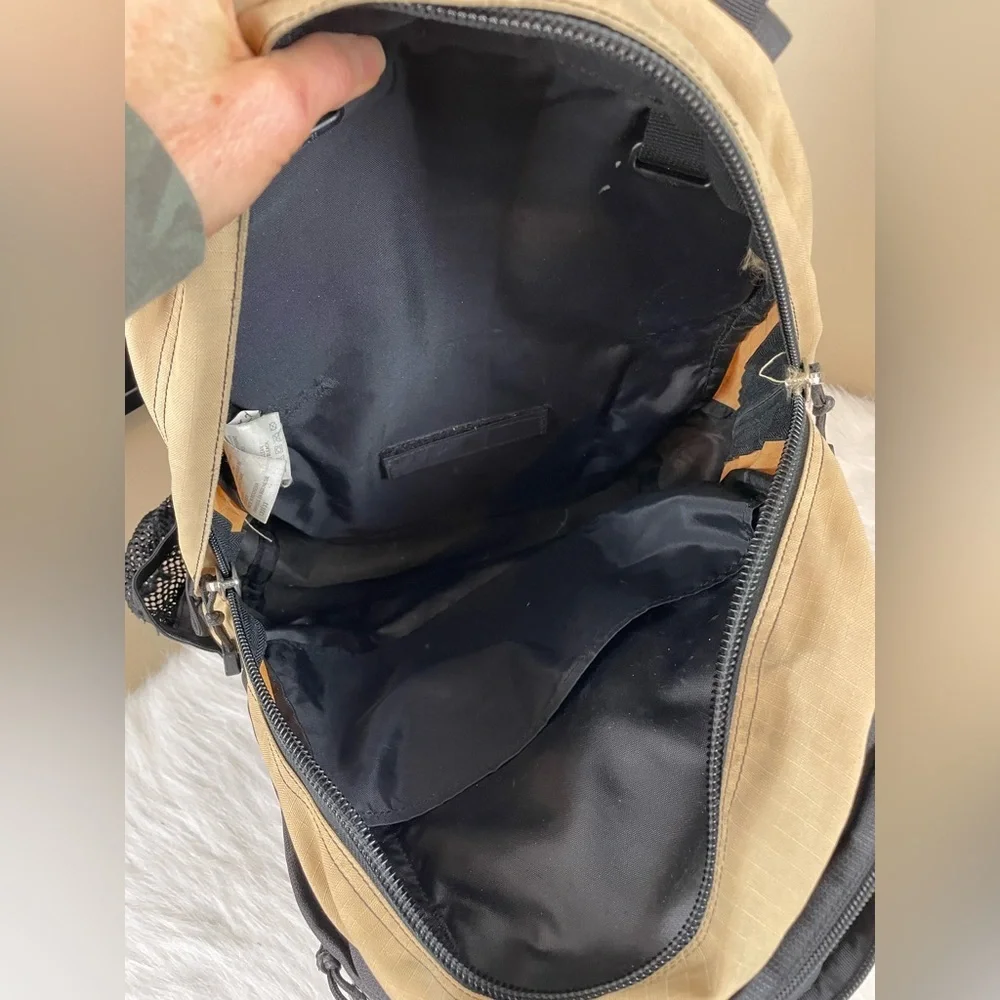 The North Face Recon Black and Tan Backpack
